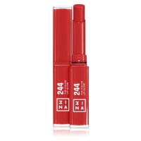 3INA The Color Lip Glow hydratační rtěnka s leskem odstín 244 - Classic, brilliant red 1,6 g