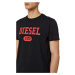 Tričko diesel t-diegor-k46 t-shirt černá