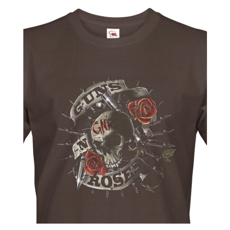 Pánské tričko s potiskem kapely Guns N' Roses  - parádní tričko s potiskem rockové skupiny Guns  BezvaTriko
