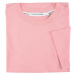 Kratší růžové tričko Calvin Klein Jeans