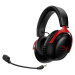 HyperX Cloud III bezdrátový herní headset červený