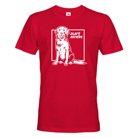 Pánské tričko pro milovníky psů Zlatý retrívr - dárek pro pejskaře BezvaTriko