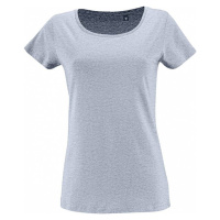 Sol's Dámské tričko Milo z organické bavlny s enzymatickým ošetřením