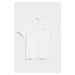 POLOKOŠILE GANT REG SHIELD SS PIQUE POLO WHITE