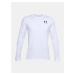 Tričko Under Armour SPORTSTYLE LEFT CHEST LS - bílé