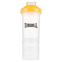 Lonsdale Drinking bottle / shaker with two containers