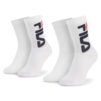 FILA-F9598 SOCKS 2-PACK-300-WHITE Bílá