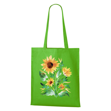 Plátěná taška se slunečnicemi - originální a praktická plátěná taška BezvaTriko