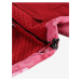 Červená dámská vzorovaná softshellová bunda ALPINE PRO HOORA