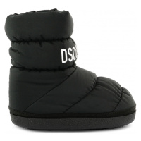 Sněhule dsquared2 logo print puffy nylon snow boots černá