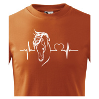 Dětské tričko pro milovníky koní - Tep a kůň 2
