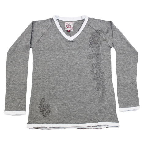 Miss Girly T-shirt fille FASSOL Šedá