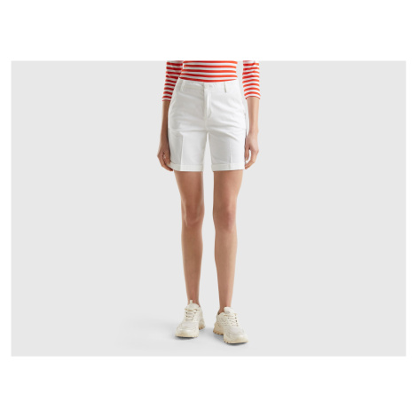 Benetton, Bermudas In Stretch Cotton United Colors of Benetton