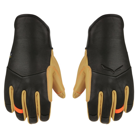 Salewa Ortles Am M Leather Gloves černá/hnědá