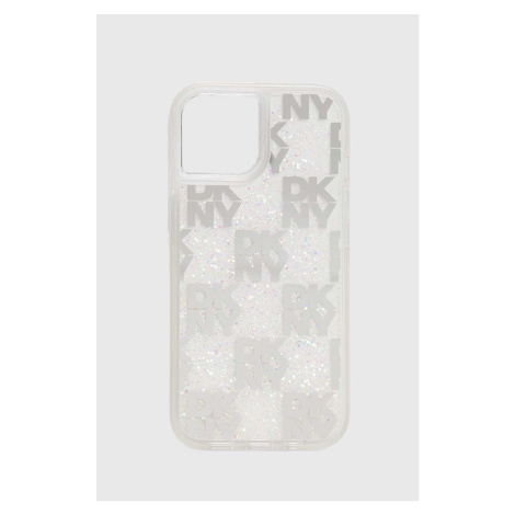 Obal na telefon Dkny iPhone 15 / 14 / 13 6.1" bílá barva, DKHCP15SLCPEPT