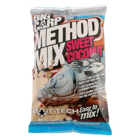 Bait-tech krmítková směs big carp method mix coconut 2 kg