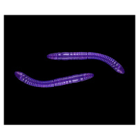 Libra Lures Fatty D’Worm Purple with Glitter - D’Worm Tournament 5,5cm 12ks
