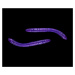 Libra Lures Fatty D’Worm Purple with Glitter - D’Worm Tournament 5,5cm 12ks