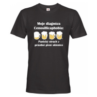 Pánské tričko s pivním potiskem Diagnóza s dopravou jen za 46 Kč