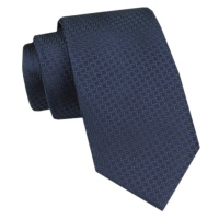 Módní tmavě modrá pánská kravata