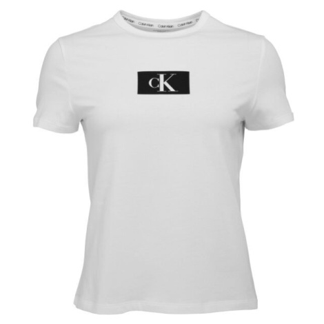 Calvin Klein ´96 LOUNGE-S/S CREW NECK Dámské tričko, bílá, velikost