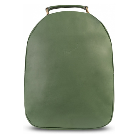 Bagind Maley Jungle - Dámský kožený batoh světle zelený, ruční výroba, český design