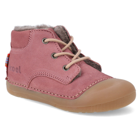 Barefoot zimní boty Koel - Baby Bare Bio Nubuk Blossom růžová Koel4kids