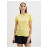Žluté basic tričko ONLY Fruity - Dámské
