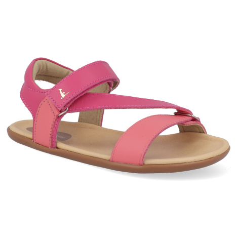 Barefoot dětské sandály Tip Toey Joey - Zig Pitaya Pink/Coral Matte/Pitaya Pink růžové