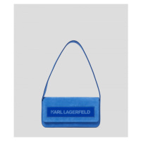Kabelka karl lagerfeld k/essential k md flap shb sued modrá