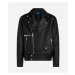 Bunda karl lagerfeld jeans klj regular faux leather jkt black