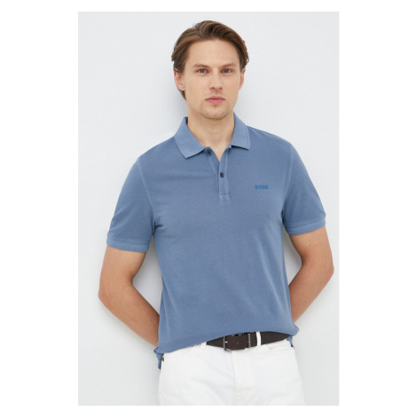 Bavlněné polo tričko BOSS Boss Casual Hugo Boss