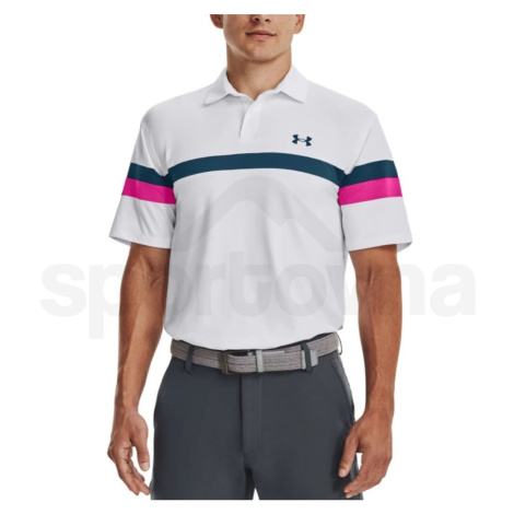 Under Armour tričko UA T2G Color Block Polo WHT