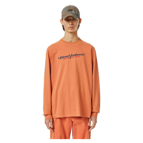 Diesel Sweatshirt- T-JUST-LS-IND T-SHIRT orange