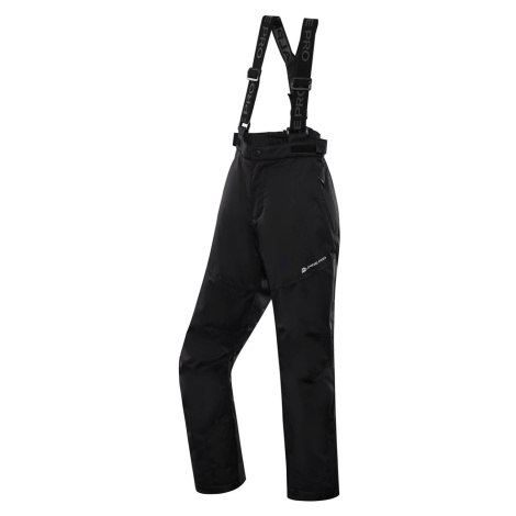 Alpine Pro Osago Dětské lyžařské kalhoty s Ptx membránou KPAB322 černá