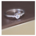 Klenoty Amber Luxusní stříbrný prsten měsíční kámen a topaz Moon
