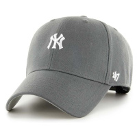 Bavlněná baseballová čepice 47 brand MLB New York Yankees šedá barva, s aplikací, B-BRMPS17WBP-C