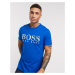 Hugo Boss Hugo Boss pánské modré tričko UPF50+ s nápisem
