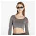 CALVIN KLEIN JEANS Square Neck Plating Knitwear Perfect Taupe/ Ck Black