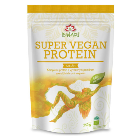 Iswari BIO Super Vegan Protein banán 250 g
