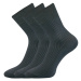 Boma Viktor Pánské ponožky s extra volným lemem - 3 páry BM000000624700100173 tmavě šedá