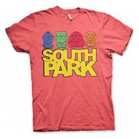 South Park tričko, Sketched Red Heather, pánské