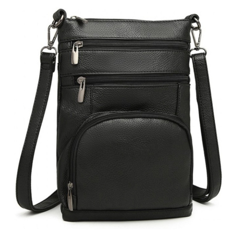 Konofactory Černá malá crossbody kabelka "Enigma"