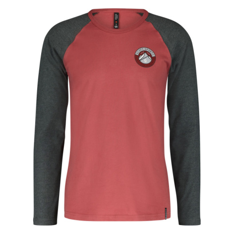 Pánské triko Scott Casual Raglan LS Červená