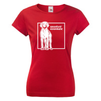Dámské tričko pro milovníky zvířat - Rhodéský ridgeback - dárek na narozeniny