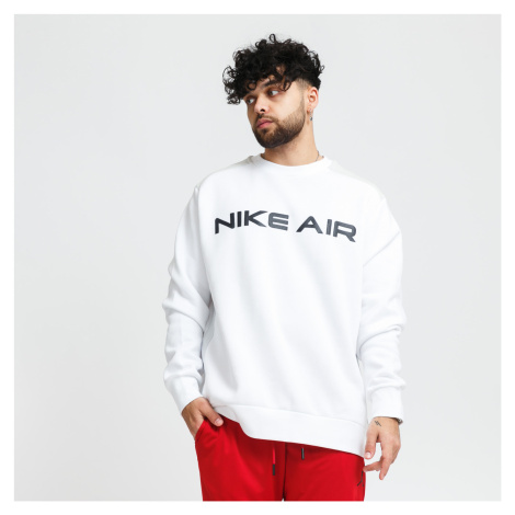 Nike M NSW Nike Air Fleece Crew bílá