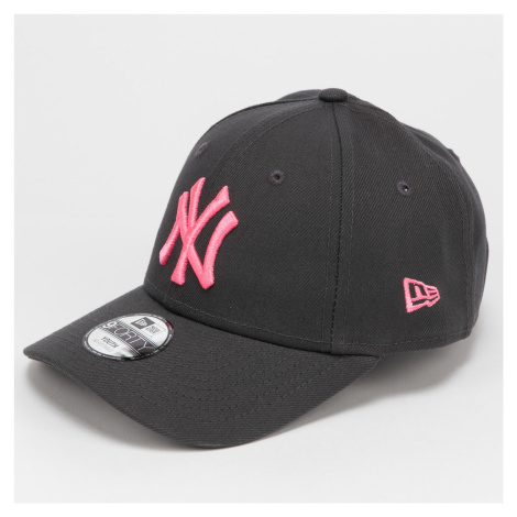 New Era 940K MLB Chyt Neon Pack NY tmavě šedá / neon růžová CHILD (52 - 54 cm)