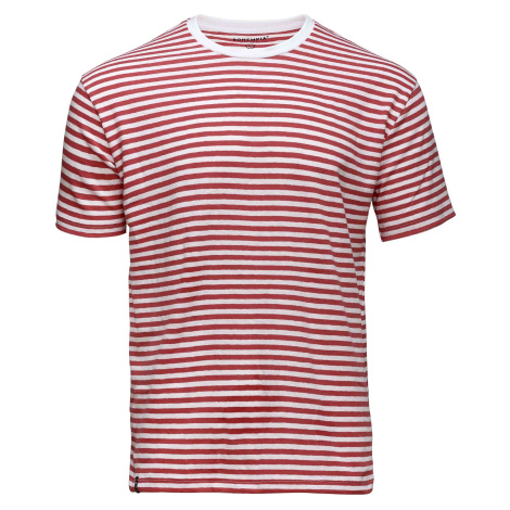 Pánské konopné tričko HIRZO Red-Stripes