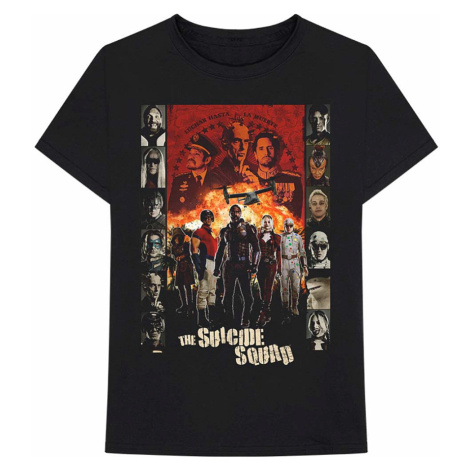 Suicide Squad tričko, Team Poster Black, pánské RockOff