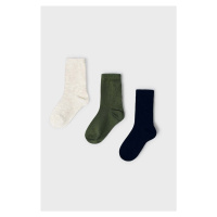 Dětské ponožky Mayoral 3-pack zelená barva